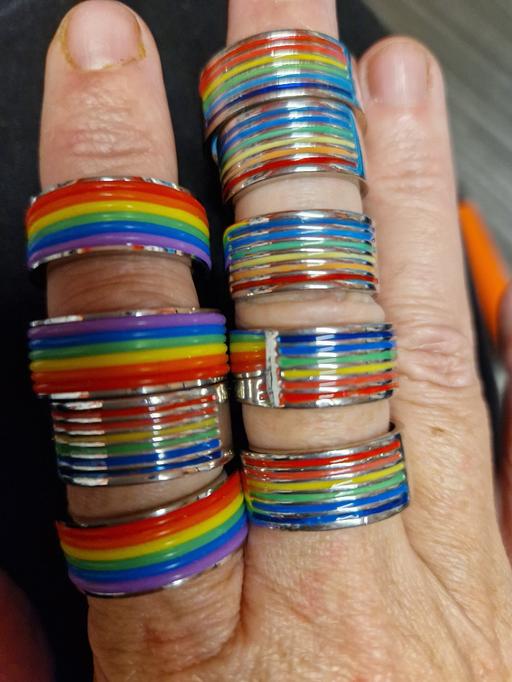 Buy & Sell South East London Colyers - South East London - Photos for joblot rainbow 🌈 rings
