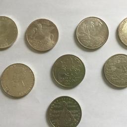 8 verschiedene Münzen der BRD
Zustand siehe Fotos
Verkauf auch einzeln nach Absprache 
Nichtraucherhaushalt 
Privatverkauf 
Versand und Abholung möglich