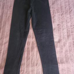 girls black next leggings excellent condition age 9 years