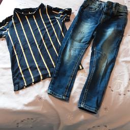 Boys Bundle aged 3-4 Next T Shirt and Denim Co Jeans vgc - please see my other items