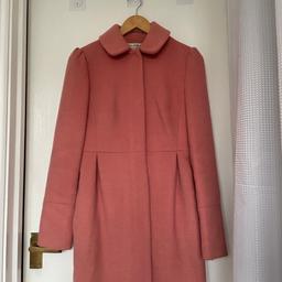 Blush Coat - Miss Selfridge size 8
Lined

Please note there is a minor tear in the lining of the armpits.

Collection from Erith