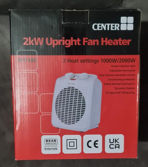 Buy & Sell South East London Old Kent Road - South East London - Photos for CENTER 2KW UPRIGHT FAN HEATER