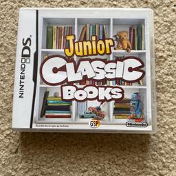 Nintendo junior classic books game. Boxed, hardly used 125 stories.