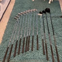 Ping I 20 irons
Ping I 20 driver 
Ping I 20 5 wood
Ping I 20 rescue 
Titlist bag fully working 
Excellent condition
