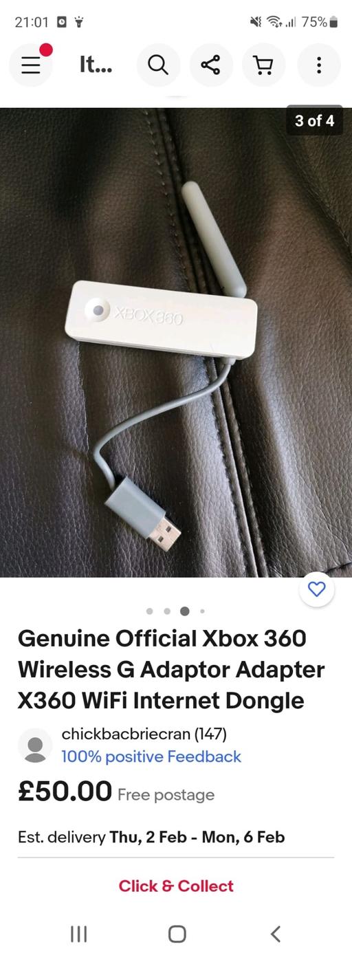 Buy & Sell Essex Thurrock - Essex - Photos for genuine official xbox 360 wireless adaptor