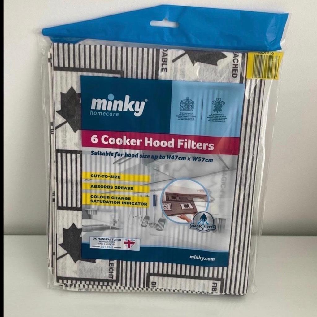 Brand new minky cooker hood filters
Can be cut to size
PLEASE NOTE THERE IS ONLY 4 BRAND NEW COOKER FILTERS IN BAG