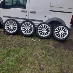 alloys very good condition 1 has slight scuff as can be seen in pictures, tyres are legal tyre size is 225/ 45 /17