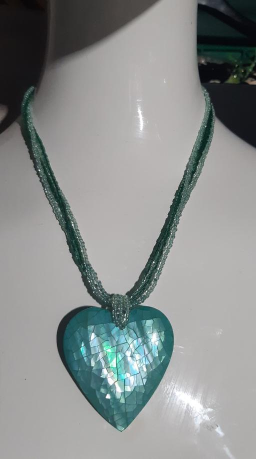 Buy & Sell Merseyside Saint Helens - Photos for turquoise glass and shell heart necklace