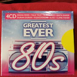 GREATEST HITS - 80'S(4CDS)
BRAND NEW, STILL SEALED).