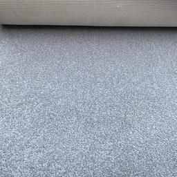 Light grey thick soft touch carpet, hessian backing , size 5.4mx4m , collection or can deliver,