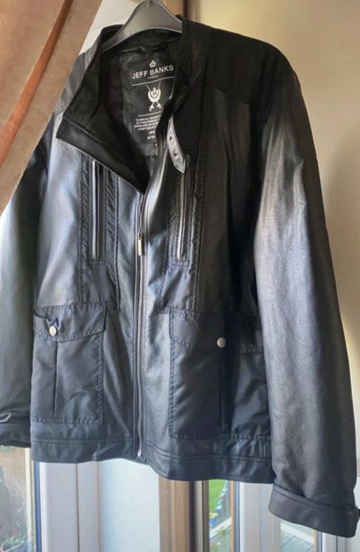 Buy & Sell Lancashire Wyre - Photos for Jeff Banks XL black vegan leather jacket new