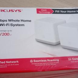 Brand new, boxed and sealed mesh whole home wifi system.

Not required as moved to a smaller house.

£25