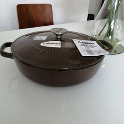 CUISINART® Chefs Classic™ Enamelled Cast Iron Lidded Cook Pot | 3.9L
New with tags
Brown
