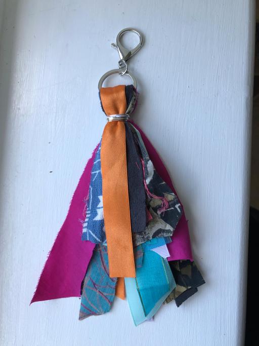 Buy & Sell Hertfordshire Dacorum - Photos for Colourful fabric tassel keyring/bag charm