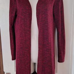 Atmosphere Womens Wine Red Thin Sweater  Long Sleeve Knitted Open Front Long Cardigan Coat Top Sz: S in very good and clean condition.


Comes from smoke and pet free home.