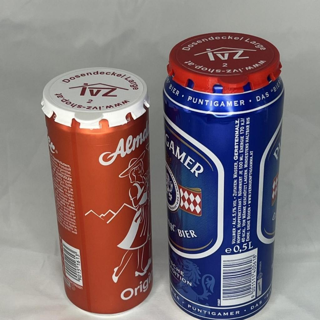 2 Stück Getränkedosen Deckel Mit Strohhalm - Auslaufsicher & BPA-frei Für 11-19oz Dosen