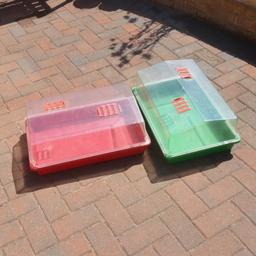 2 Large Propagators, approx. 22ins x 15ins x 9ins. Ideal for seed raising, cuttings etc. £15 each