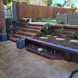 All aspects of garden work carried out from.
paving. slabbing. fencing. security post's. decking. artificial grass. turfing. railway sleepers.
message for your free no obligation quotation.

Anthonyflynn31@gmail.com
