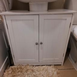 White undersink storage unit.
** collection only 