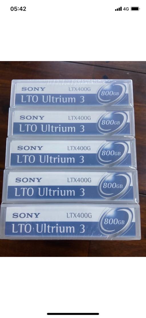 Buy & Sell East London Havering - Photos for 5 X original Sony LTX 400GB/800GB Data