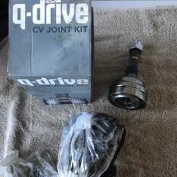 Q-drive cv joint brand new has already been greased the box is slightly dirty as it was going to be used but didn’t need it in the end