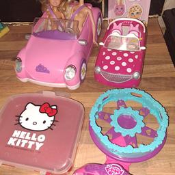 girls Joblot of toys £5 the lot 

★ 2 Barbie dolls
★ 2 barbie & Minnie cars
★ fair wheel
★ hello kitty box 
★ shop kins stickers 

Collect hainton avenue grimsby 
or post £4.45