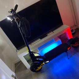 Collection from l6 is excellent condition as good as new, £480 payed £849 not even 8 months ago. 
Max Speed 30 mph Weight 24 kg Wheel Size 10 Inches max Range 50km

Mantis Lite electric scooter is one of the most popular electric scooters in the UK and part of the Mantis 10 family. Its weight is 22.2kg and boasts LED lighting strips, cruise control and front and rear lights. It's a perfect scooter if you're looking for something that has the speed and is powerful.

The Kaabo Mantis Lite has a single 500W motor.
The suspension on the Kaabo Mantis 10 scooters is like no other, the scooter is extremely comfortable to ride and the front and rear disc brakes will provide further control during your ride.