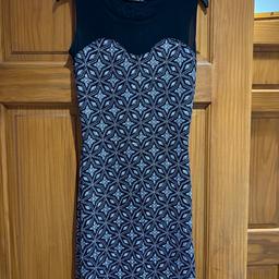 Black and white stretchy dress from Quiz
Like new