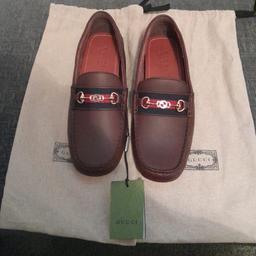Brand new mens gucci shoes 
Comes with pouch and box
100% authentic 
E receipt screenshot uploaded