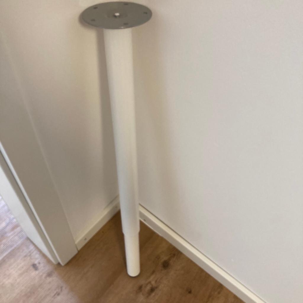 4x Olov Ikea Tischbeine höhenverstellbar weiß in 70173 Stuttgart for €