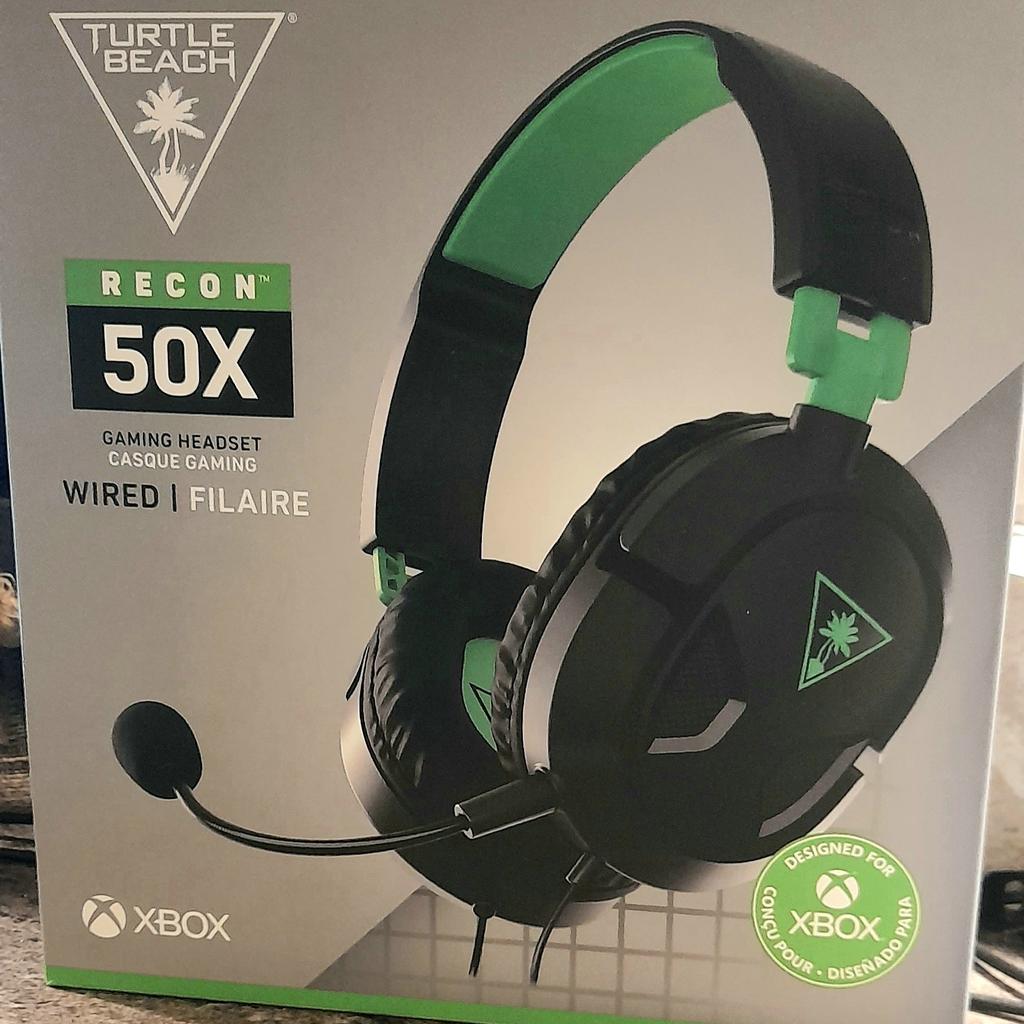 Turtle Beach Recon 50X gaming headset for Xbox, with microphone. Collection SK1