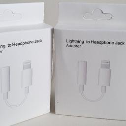 Brand new. Replacement lightning to audio 3.5mm jack adapter for iphones. Ideal when you want to use your favourite headphones with 3.5mm jack. Can post for extra. Buy multiple items for single delivery cost. Collection from Luton LU4

check out my other listings