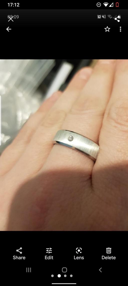 Buy & Sell West Midlands Sandwell - Photos for men's cobalt diamond ring new -V valentines💍