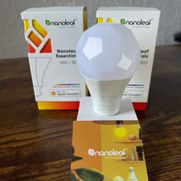 Great working smart bulb (pack of 2 pcs).
- Color-changing LED light bulb that requires no hub.
- Works with Apple Homekit and Google Assistant.

Selling as pack of 2 pcs.