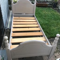 Great strong single pine bed frame, has been painted by me in a beige coffee colour! Easy assemble just hooks together, good strong slats!

ITEM AVAILABLE UNTIL MARKED AS SOLD

COLLECTION FROM RUSSELLS HALL DUDLEY, COLLECTION WITHIN A WEEK OR ITEM WILL BE RELISTED.

NO TIMEWASTERS!