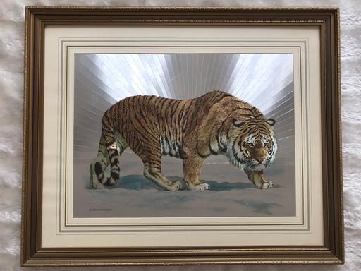 Buy & Sell West London Hillingdon - Photos for Framed tiger art picture