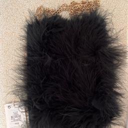 Small feather bag with chain
Never used still with tags
Collection or will drop off if local