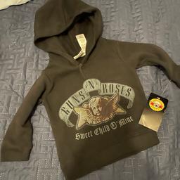 Brand new baby or toddler jumper hoodie by Guns N roses
