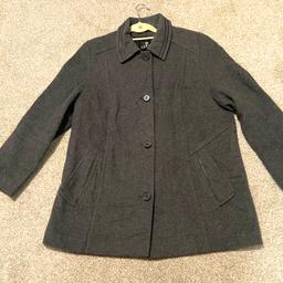 Hi and welcome to this great beautiful looking rare Womens Barbara Lebek Wool Blend Pea Coat Size UK 16 in perfect condition thanks