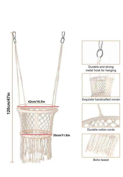 Buy & Sell West Midlands Sandwell - Photos for Macrame Baby Swing ,Boho Hanging Swing seat