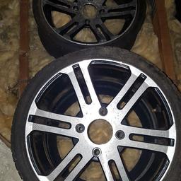 Used quad bike wheels in a good condition, check the last picture for relevant info!