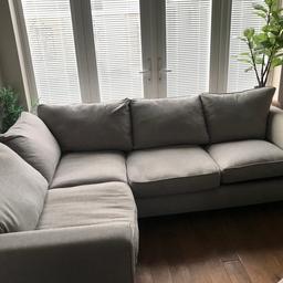 4 Seater L shaped corner with removable covers , in mint condition ( bought from housing units ) no marks or rips , collection only