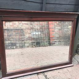 large vintage pine over mantle mirror. 
This is an attractive style over mantle mirror, 

Made from pine
, in good used  condition
Viewing welcome