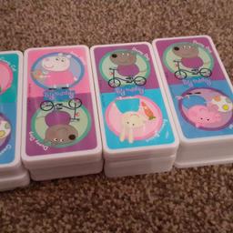 peppa pig dominoes. No box but well looked after. 

Collection only. If you have any questions please let us know :)