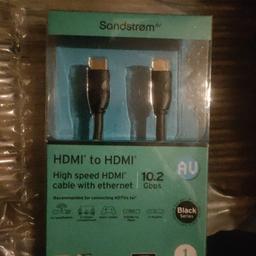 sandstorm HDMI to HDMI 10.2Gbps 1Mtr high speed cable with ethernet
so have 3 cables in total,if needed can do a discount if all 3 are taken.
