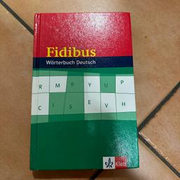 Fidibus Wörterbuch Deutsch, ist wie neu
NP 10€