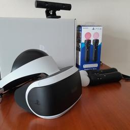 Es handelt sich um die neue Generation der VR-Brille (ZVR2). Sie ist kompatibel mit PS4 und PS5! 
Inkl. Move-Controller. 
Originalverpackung, Zubehör und Anleitungen sind komplett dabei.
Neu gekauft im April 2021, wenig benutzt und in super Zustand!