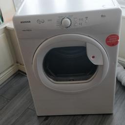 8kg tumble dryer, like new, used a few times, I have no space in my tiny house for it, living in my front room as my kitchen is too small.