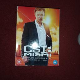 2 x CSI: MIAMI DVD BOXSETS. ( 18 )

Seasons 1, 2, 3, 4 & 5.

( 30 Disc's ).

£22.00

( Postage is £4.00, if required ).