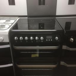 Hotpoint Electric Cooker 
60cm
Ceramic 
Electric grill 
Double oven 
Fan assisted main oven 
Good clean condition 
Fully tested/working 
£199
Can be viewed 
137, Bd18 3tb